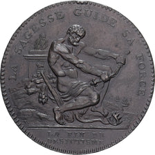 Frankrijk, 2 Sols, Monneron à l'Hercule, 1792, Birmingham, Frappe Monnaie