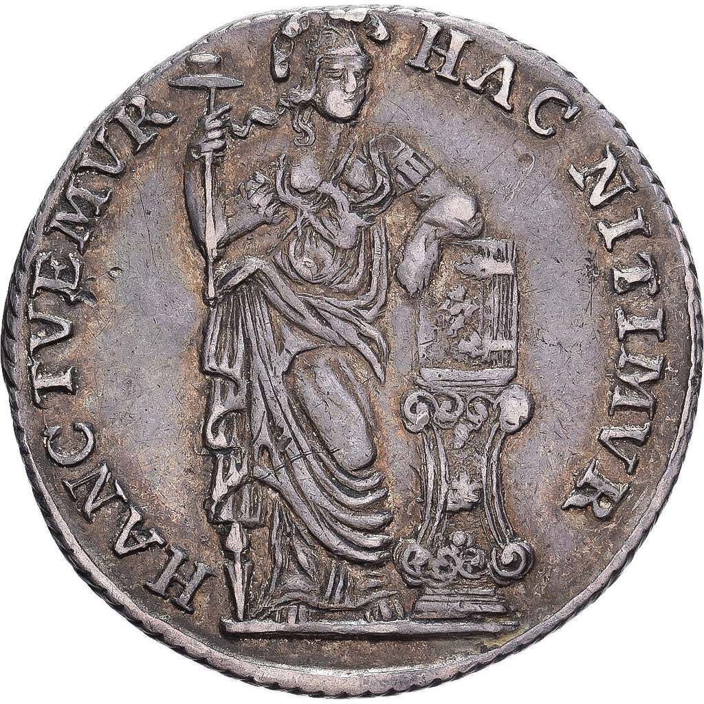 INDIE ORIENTALI OLANDESI, 10 Stuivers, 1786, VOC, Argento, BB, KM:138