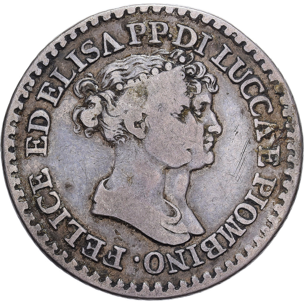 Principality of Lucca and Piombino, Felix and Elisa, 1 Franco, 1806, Firenze