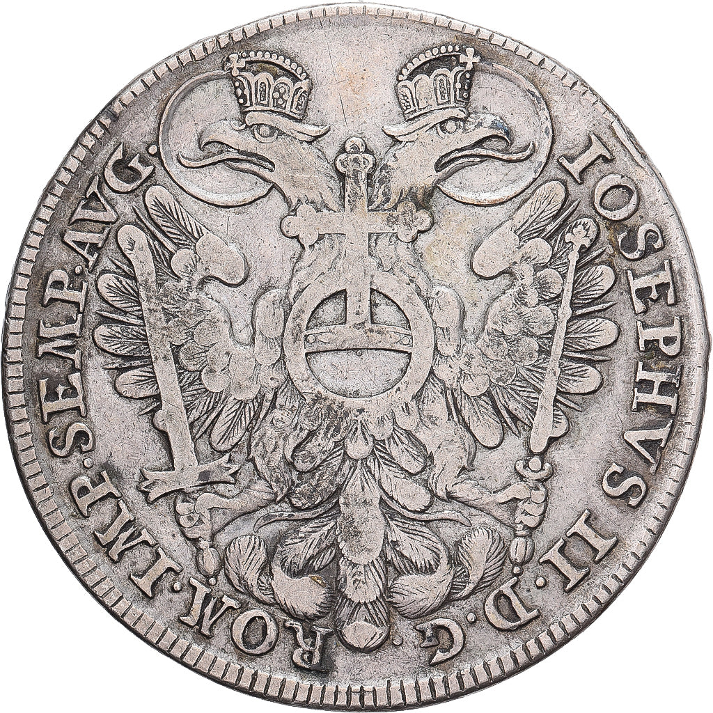 Free city of Nuremberg, Joseph II, 1 Thaler, 1768, Nuremberg, Silver, EF(40-45)