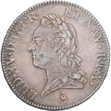 França, Louis XV, Écu à la vieille tête, 1772, Paris, Prata, EF(40-45)