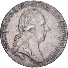 NIDERLANDY AUSTRIACKIE, Joseph II, Kronenthaler, 1787, Brussels, Srebro
