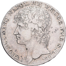 Kingdom of Naples, Joachim Murat, 12 Carlini, 1810, Naples, Prata, VF(20-25)