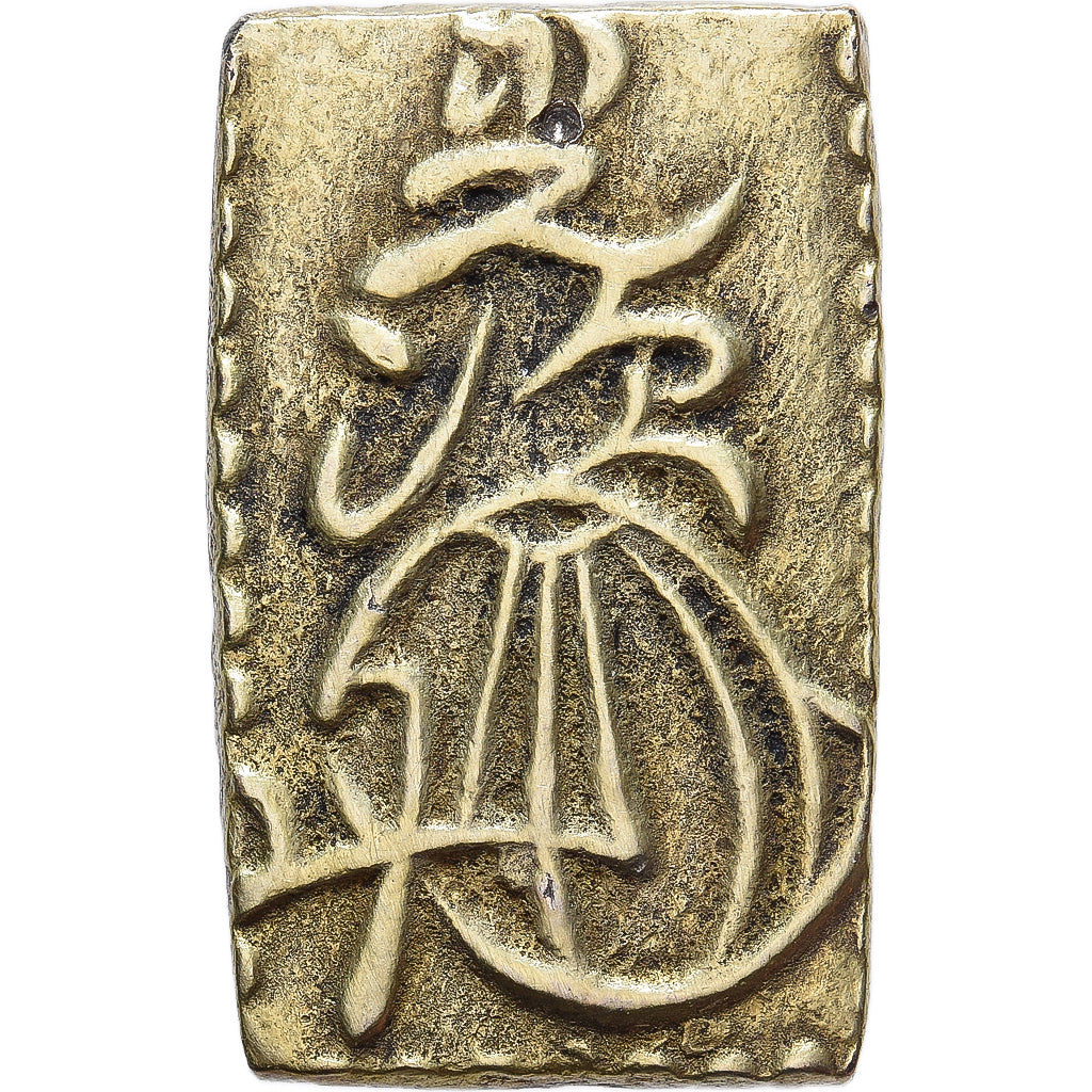 Japan, Mutsuhito, 2 Bu, 1868-1869, Tokyo, Gold & Silver, VF(20-25), Friedberg:22