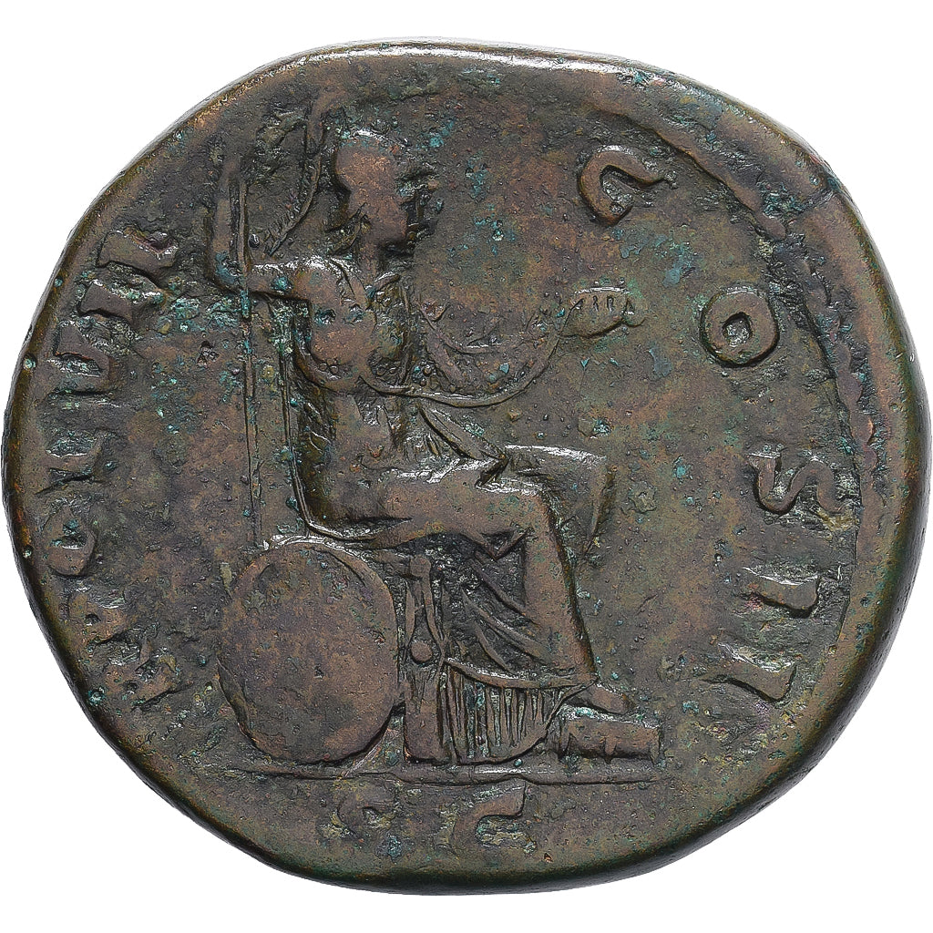 Roman Empire, Marcus Aurelius, Sesterz, 152-153, Rome, Bronze, S+, RIC:1309