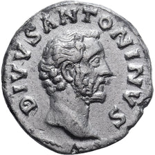 Roman Empire, Divus Antoninus Pius, Denarius, 161-180, Rome, Prata, EF(40-45)