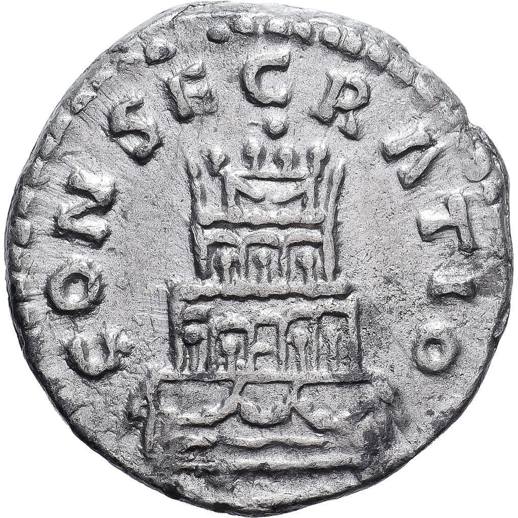 Roman Empire, Divus Antoninus Pius, Denarius, 161-180, Rome, Prata, EF(40-45)