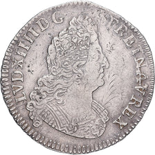 Francia, Louis XIV, 1/2 Écu aux 8 L, 1704, Paris, reformed, Argento, BB