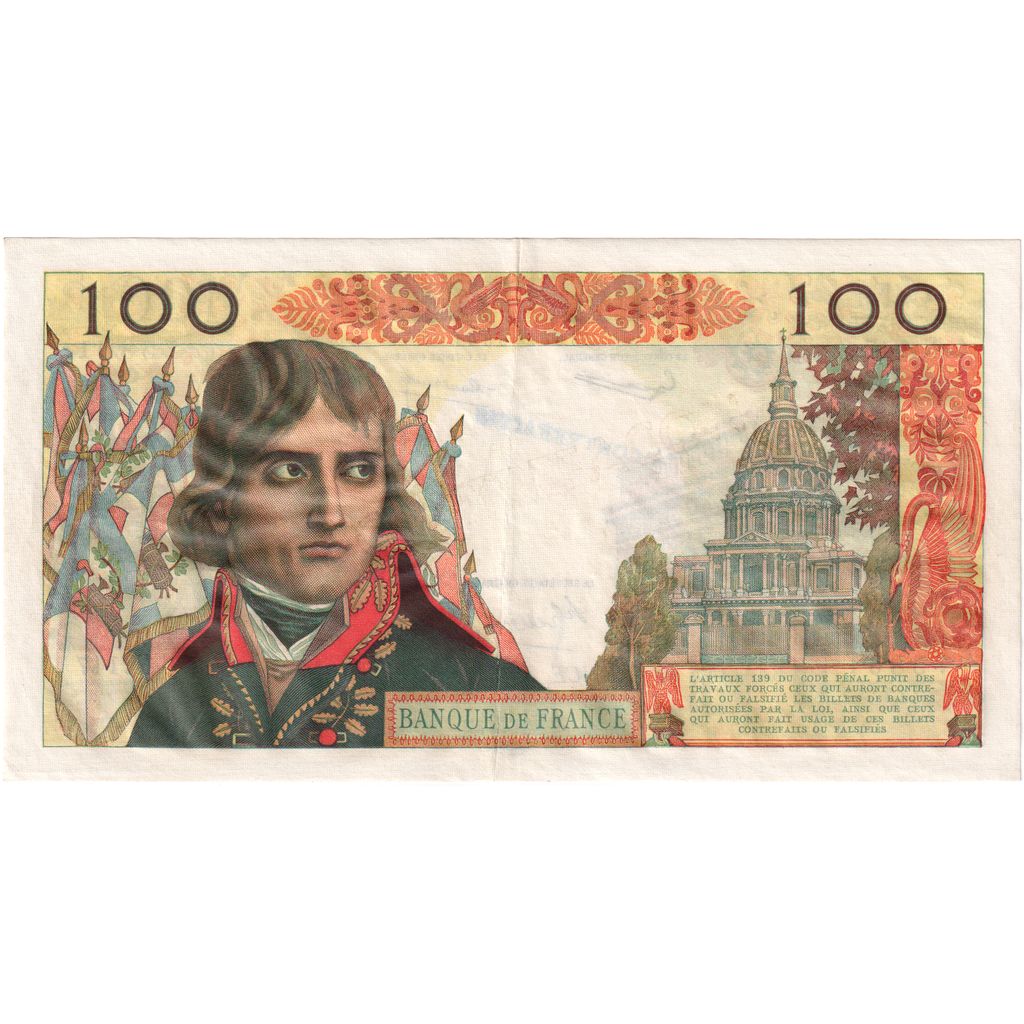Francia, 100 Nouveaux Francs, Bonaparte, 1962-02-01, N.147, Faux de Bojarski