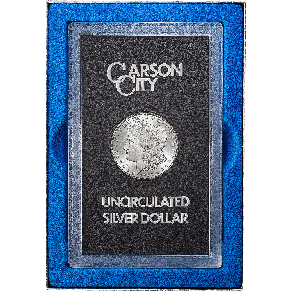 Estados Unidos da América, 1 Dollar, Morgan, 1884, Carson City, Prata, MS(63)