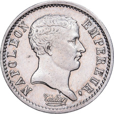 França, Napoleon I, Quart, 1807, Paris, Prata, AU(50-53), Gadoury:348