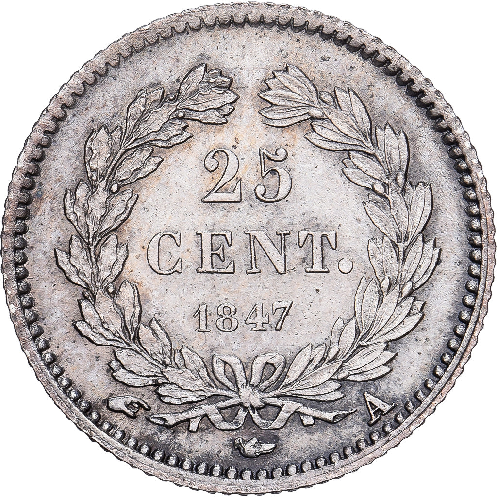 Francia, Louis Philippe I, 25 Centimes, 1847, Paris, Plata, EBC, Gadoury:357