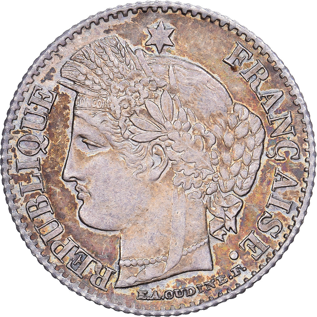Francia, 20 Centimes, Cérès, 1850, Paris, Plata, EBC, Gadoury:303