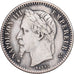França, Napoleon III, 50 Centimes, 1867, Paris, Prata, AU(50-53), Gadoury:417