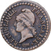 França, 1 Centime, Dupré, AN 7, Paris, Cobre, EF(40-45), Gadoury:76
