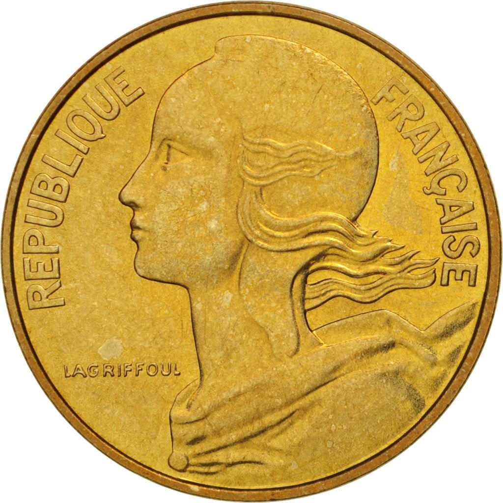 Moneda, Francia, Marianne, 10 Centimes, 1980, Paris, EBC+, Aluminio - bronce