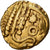 Northeast Gaul, Bellovaci, 1/4 Stater, 1st century BC, Gold, SS
