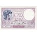 France, 5 Francs, Violet, 1940-11-28, G.66381, UNC(65-70)