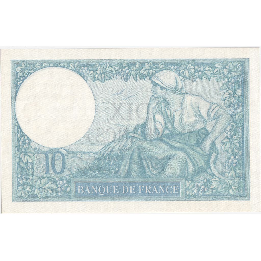 France, 10 Francs, Minerve, 1931-10-29, E.60830, UNC(60-62)