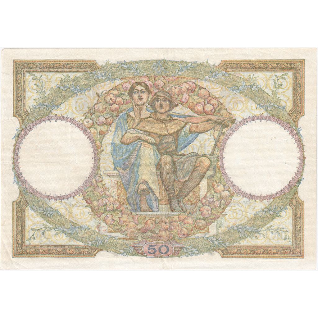 France, 50 Francs, Luc Olivier Merson, 1932-08-18, Y.10791, EF(40-45)