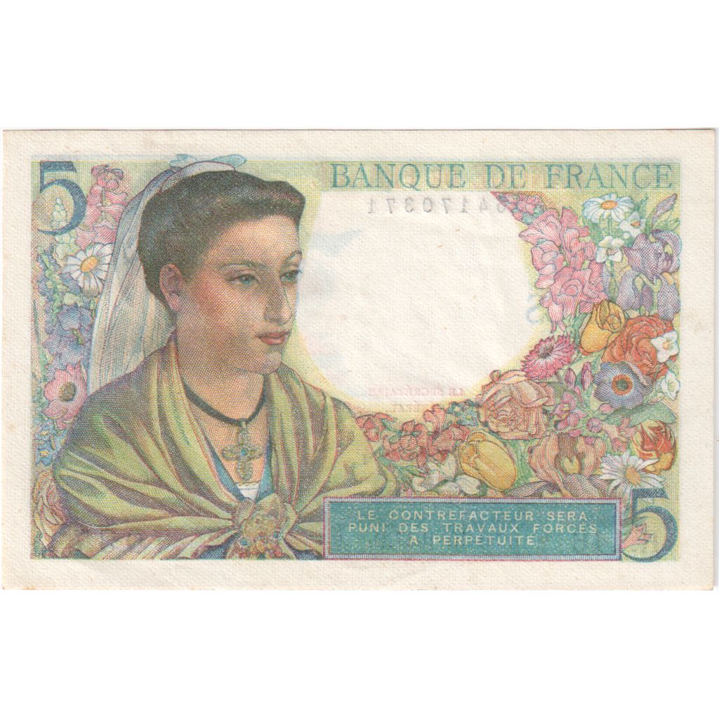 Francia, 5 Francs, Berger, 1947-10-30, R.146, FDS