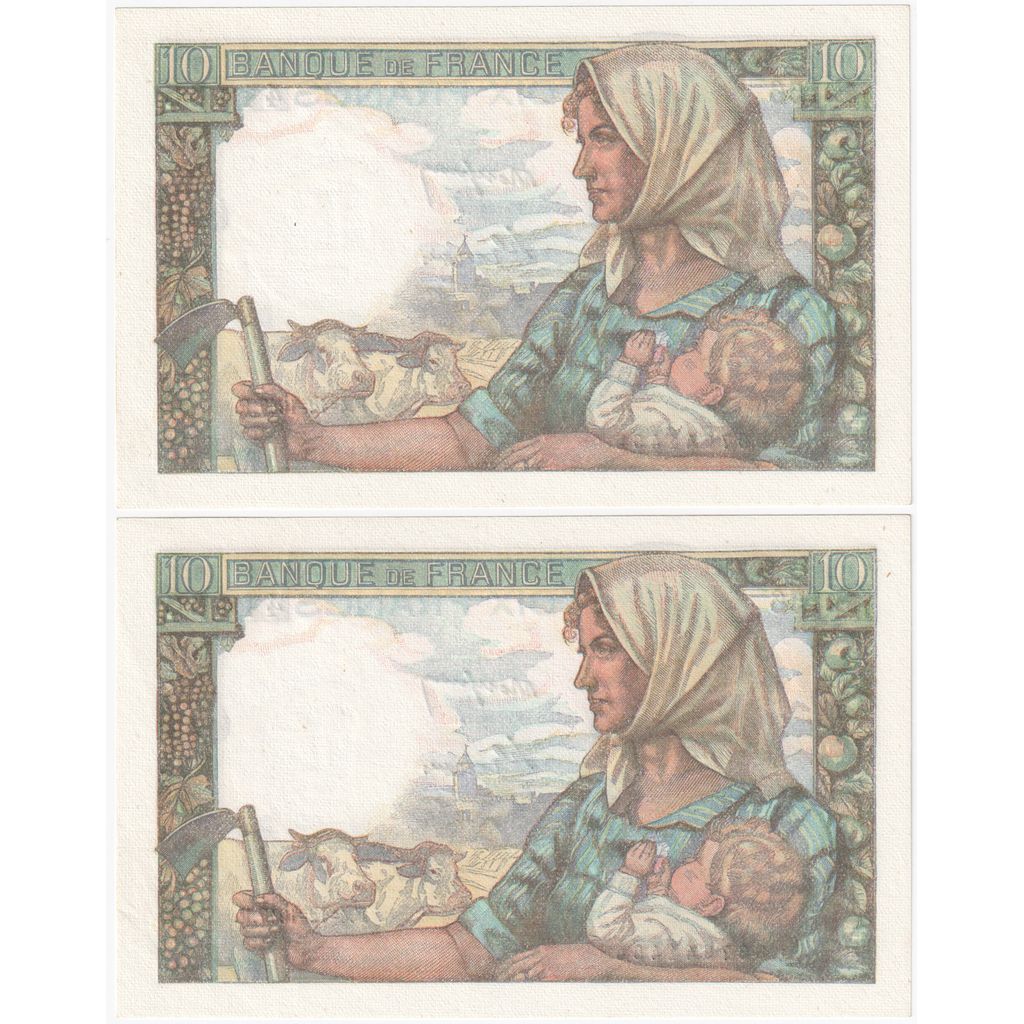 France, 10 Francs, Mineur, 1947-12-04, E.156, Nombres consécutifs, NEUF