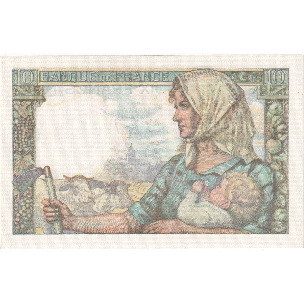 France, 10 Francs, Mineur, 1944-01-13, S.74, SPL