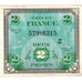 France, 2 Francs, Flag/France, 1944, Serie 2, AU(50-53)