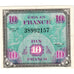 França, 10 Francs, Flag/France, 1944, EF(40-45)