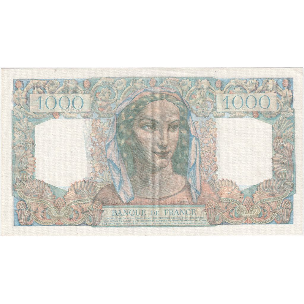 France, 1000 Francs, Minerve et Hercule, 1948-08-26, C.481, EF(40-45)