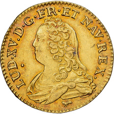França, Louis XV, Louis d'or aux lunettes, 1732, Paris, Pedigree, Dourado