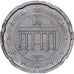 Alemania, 20 Centimes, error, 2014, Munich, White Metal, SC