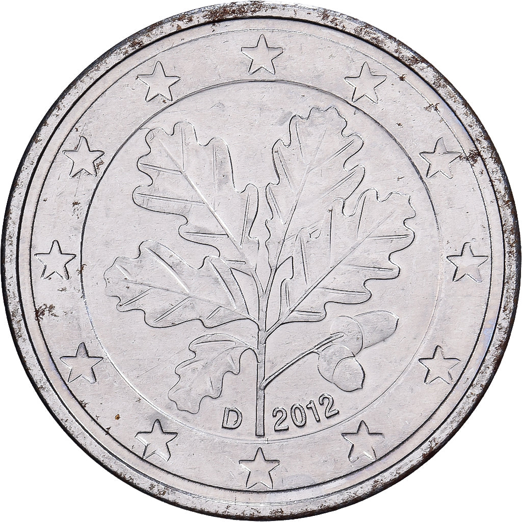 Alemania, 5 Centimes, Fautée, 2012, Munich, Acero, SC, KM:209