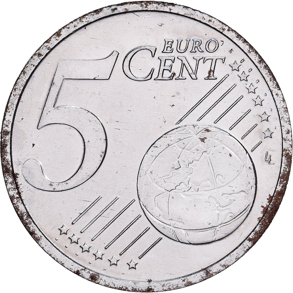 Alemania, 5 Centimes, Fautée, 2012, Munich, Acero, SC, KM:209