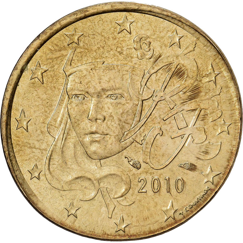 France, 5 Centimes, Metal error, 2011, MDP, AU(55-58)