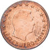 Luxemburg, 2 Centimes, error off center strike, 2019, Utrecht, Copper Plated