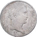 França, Napoleon I, 5 Francs, 1809, Rouen, Prata, EF(40-45), Gadoury:584