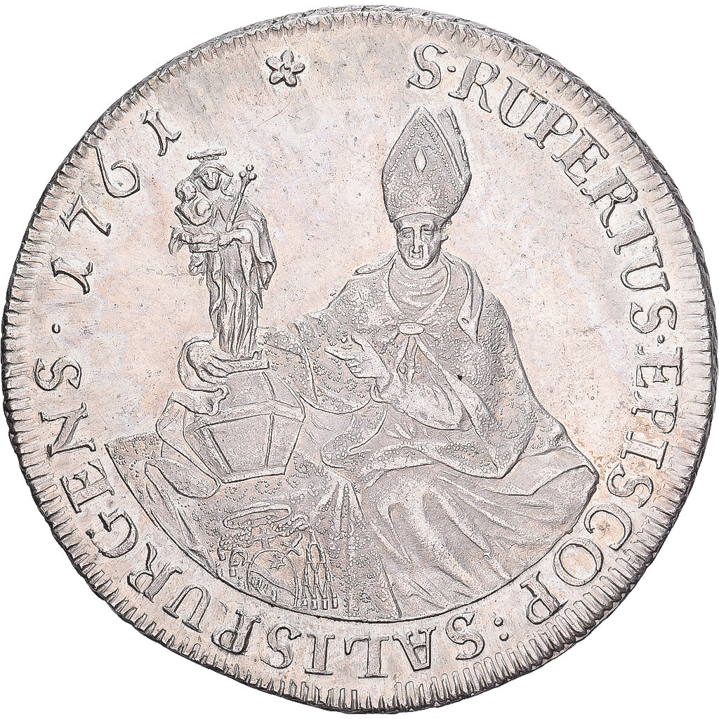 Bishopric of Salzburg, Sigismund III, 1 Thaler, 1761, Salzburg, Srebro