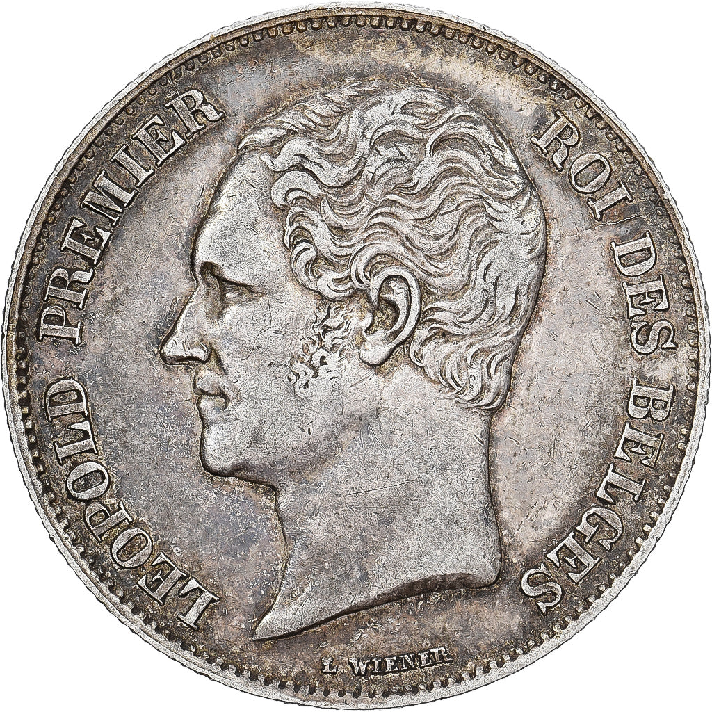 France, Leopold Ier, 2 1/2 Francs, 1848, Bruxelles, Argent, TTB+, KM:11