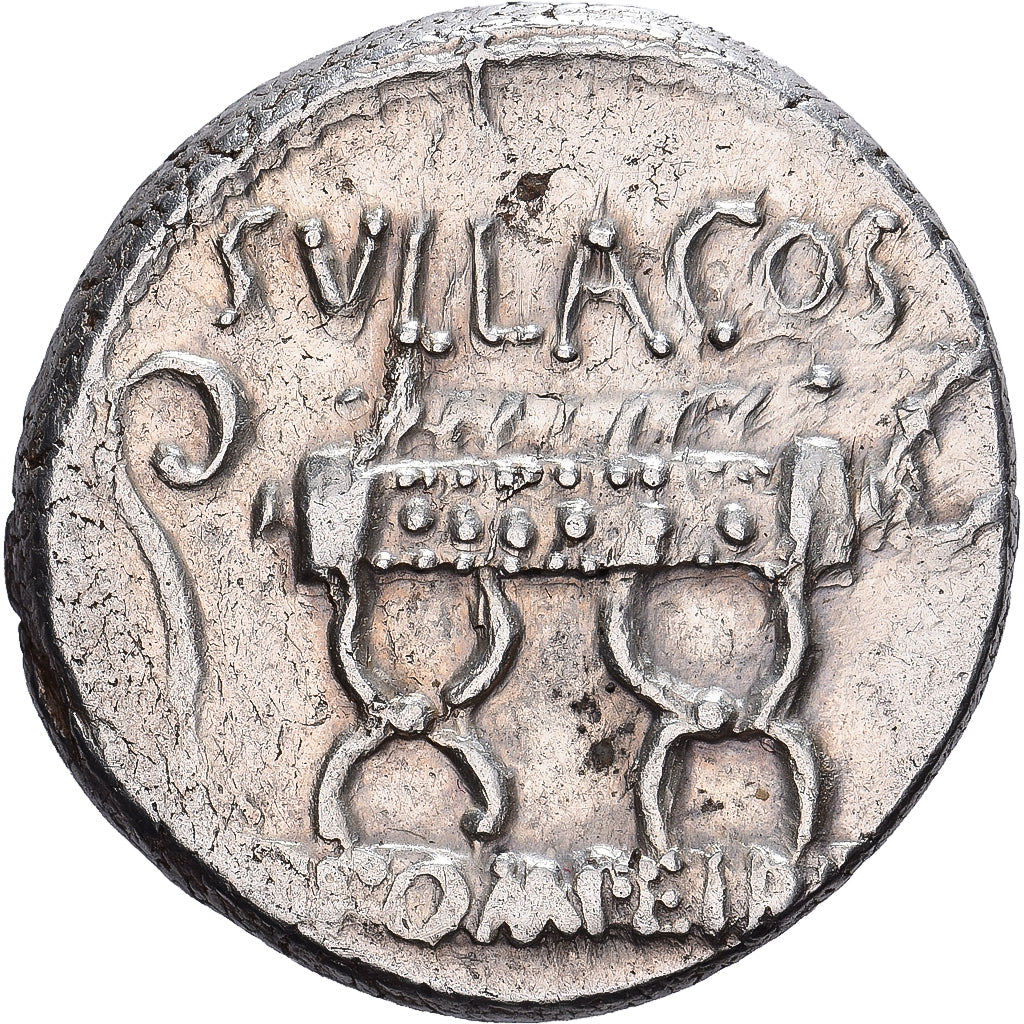 Roman Republic, Pompeia, Denarius, 54 BC, Rome, Argento, SPL-, Crawford:434/2