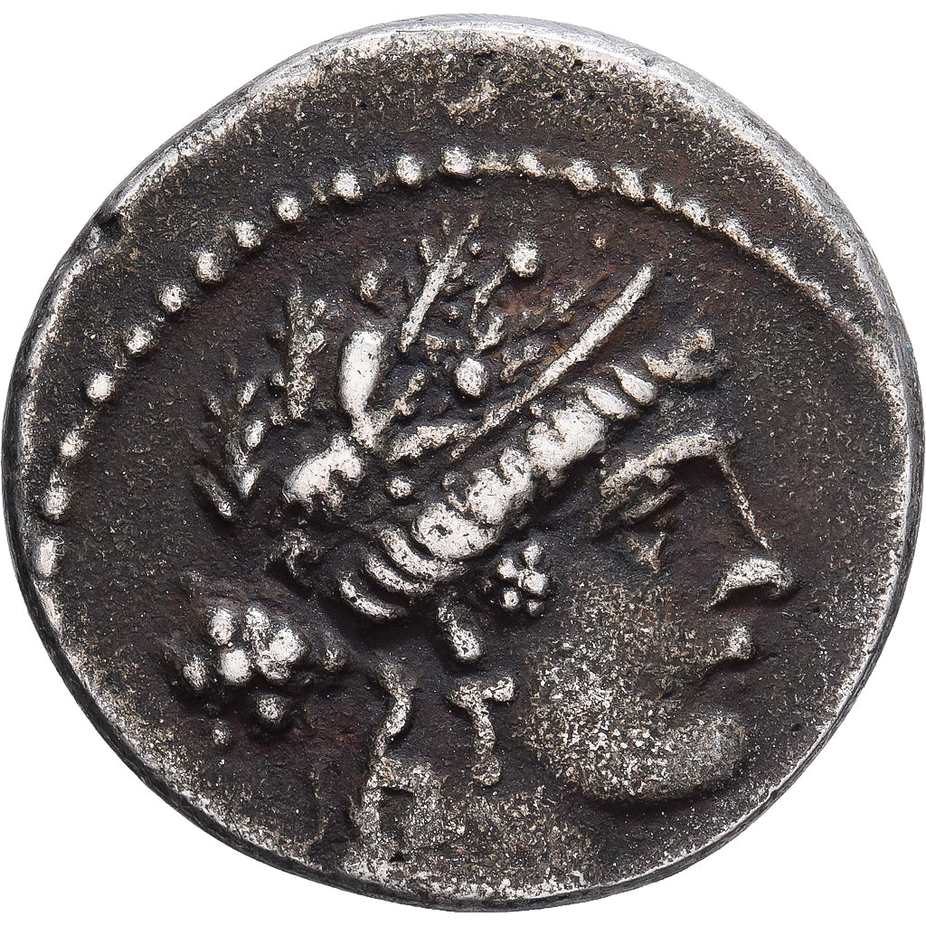 Roman Republic, Hostilia, Denarius, 48 BC, Rome, Srebro, AU(50-53)