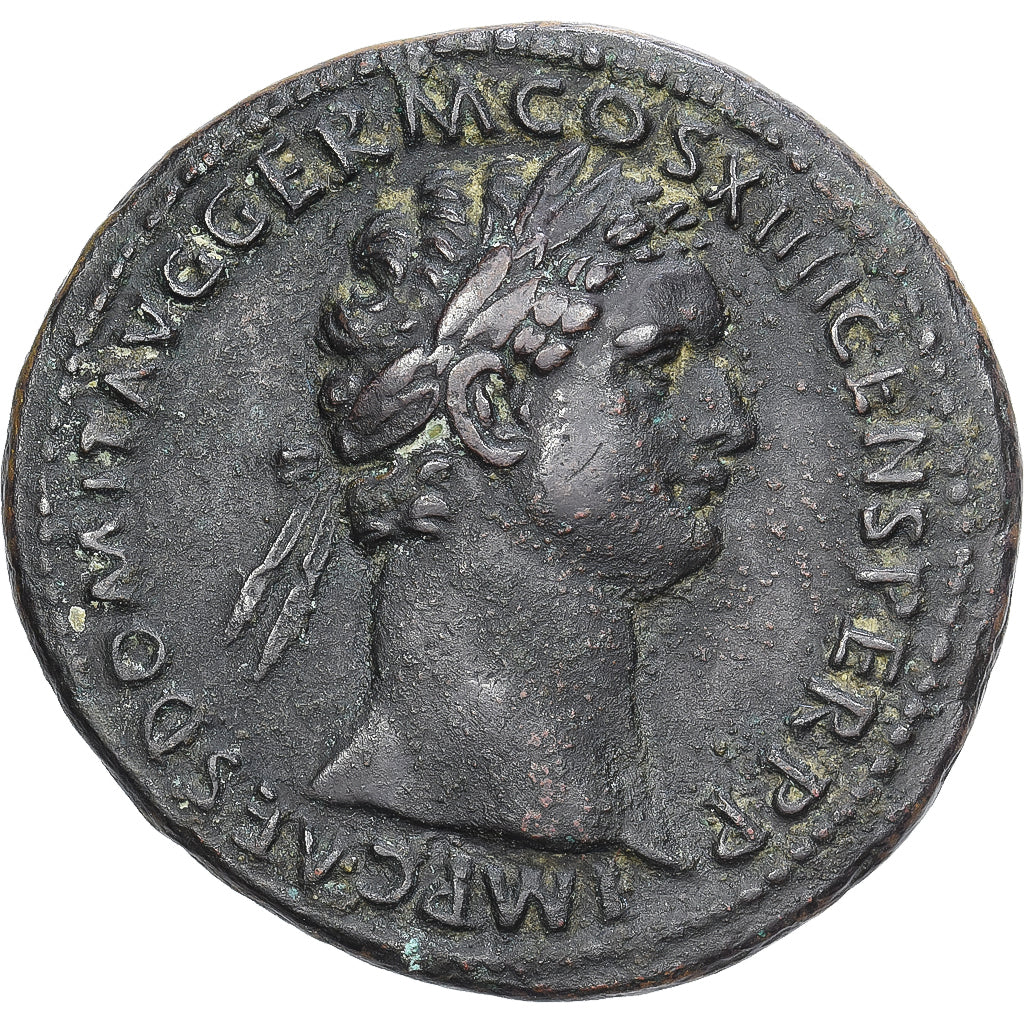 Roman Empire, Domitian, As, 88-89, Rome, Brązowy, AU(50-53), RIC:650
