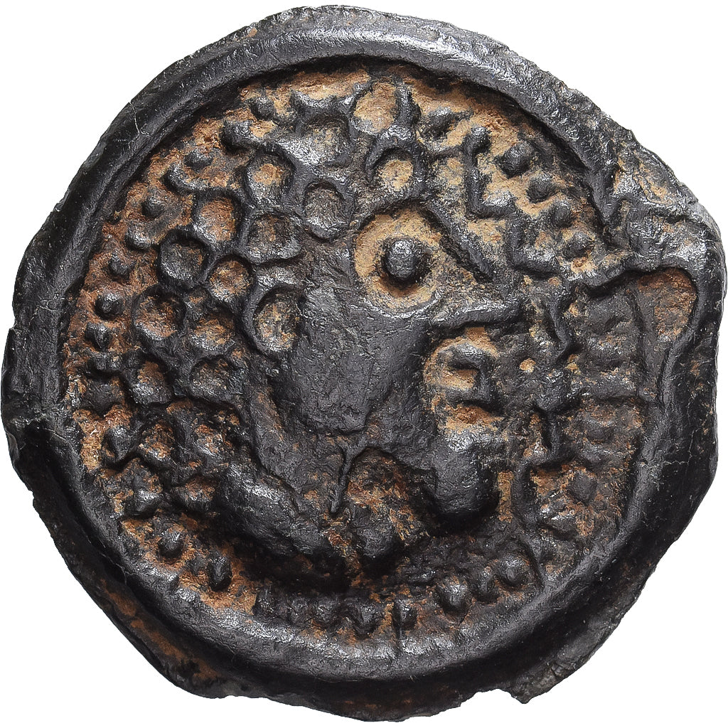 Gallia Belgica, Suessiones, Potin au cheval, 50-40 BC, Potin, AU(50-53)