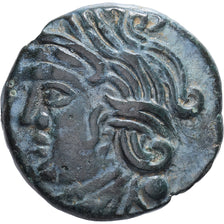 Gaul, Bituriges, Bronze Æ, 1st century BC, Brązowy, AU(55-58), Delestrée:2587