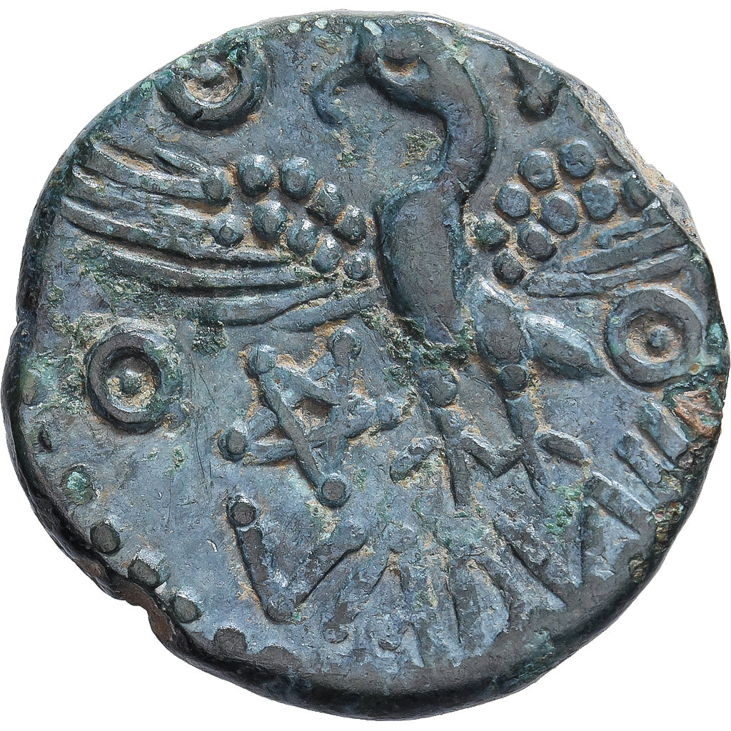 Gaul, Bituriges, Bronze Æ, 1st century BC, Brązowy, AU(55-58), Delestrée:2587