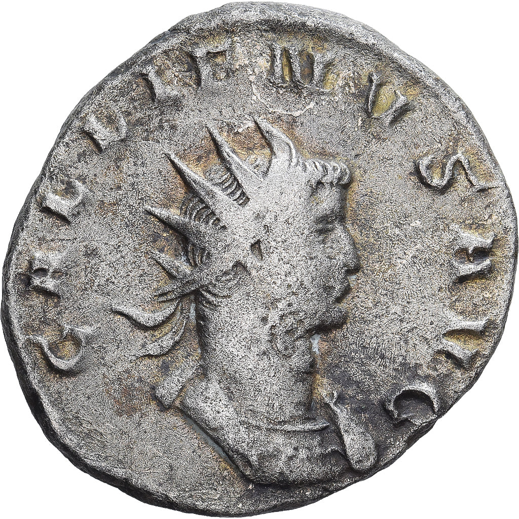 Roman Empire, Gallienus, Antoninianus, 258, Mediolanum, Prata, EF(40-45)