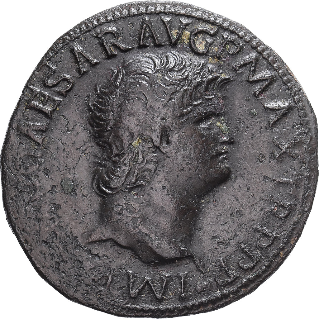 Roman Empire, Nero, As, 62-68, Lyon - Lugdunum, Bronce, MBC, RIC:543