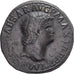 Roman Empire, Nero, As, 62-68, Lyon - Lugdunum, Bronce, MBC, RIC:543