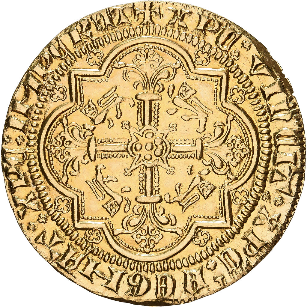 France, Léopard d'or, 1970-1980, Gold, Restrike, MS(63)