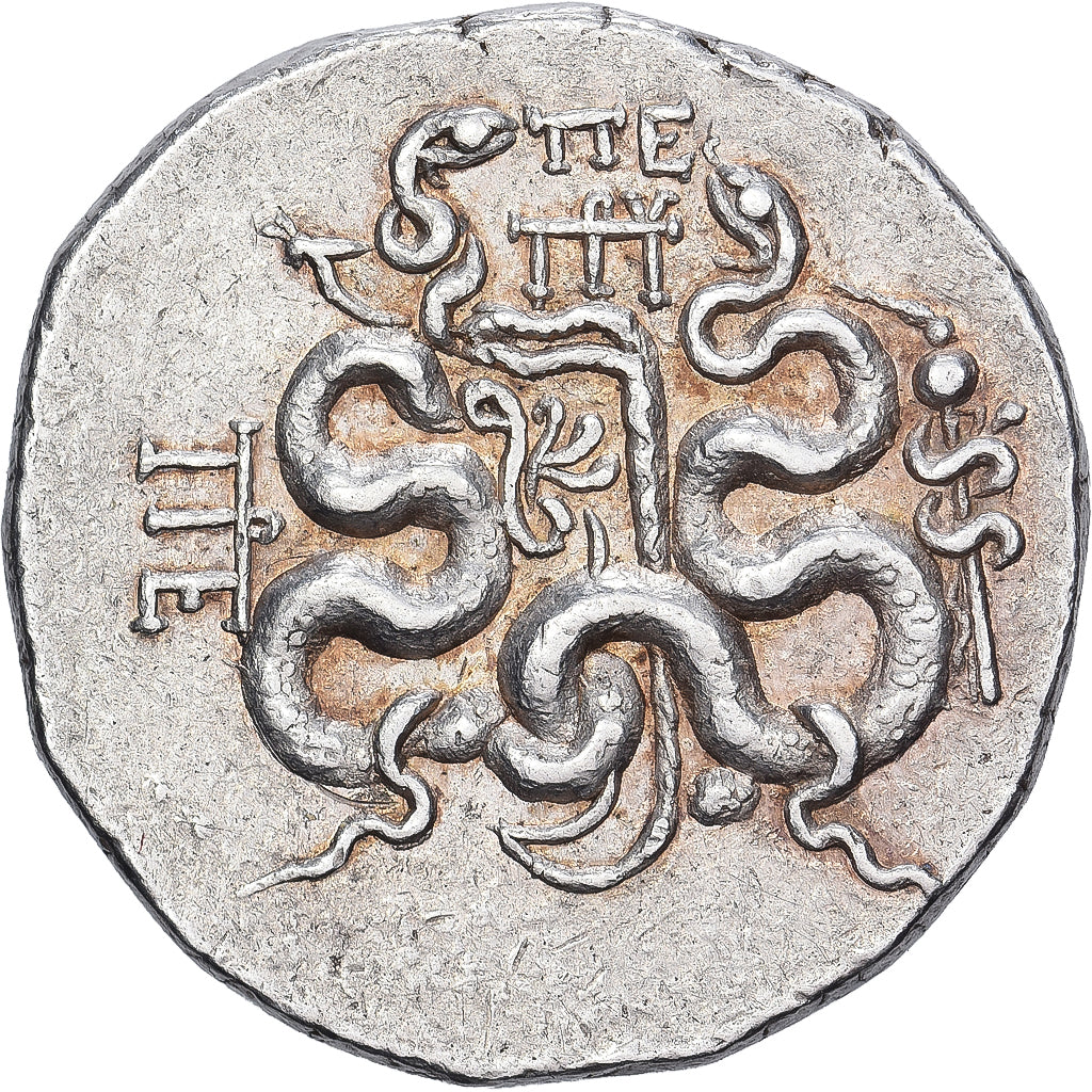 Mysië, Cistophorus, 76-67 BC, Pergamon, Zilver, PR+, SNG-France:1750